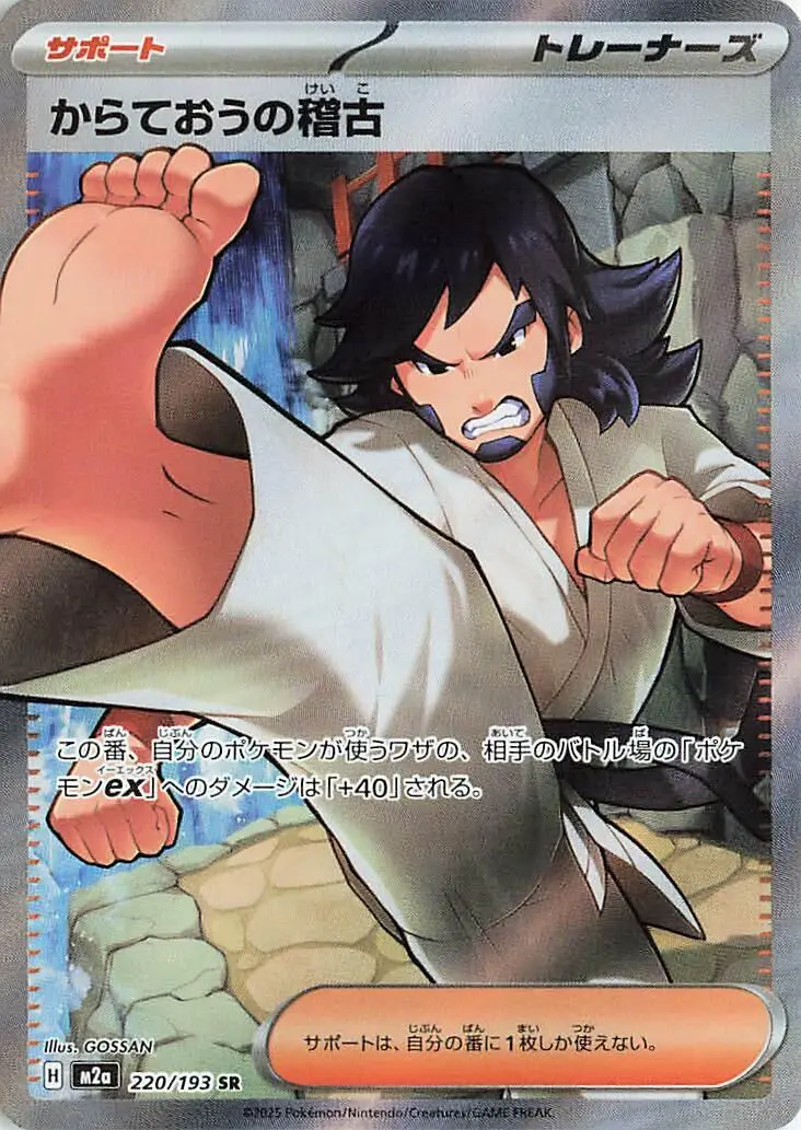[SR] Black Belt's Training #220 Pokemon Japanese Mega Dream ex
